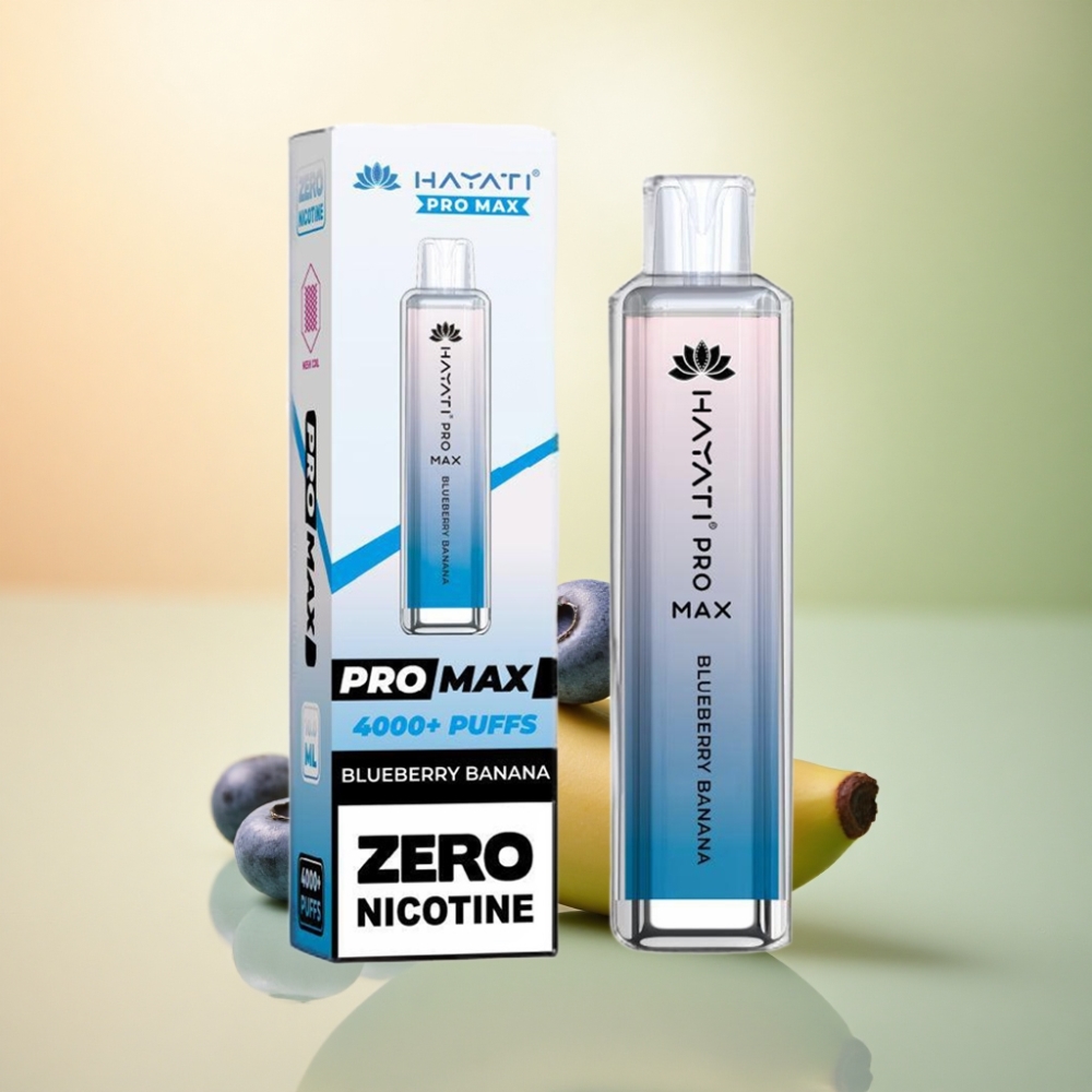 Hayati Pro Max 4000 Puffs Blåbär Banan 2ml 1400mAh