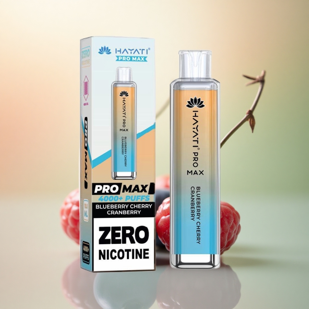 Hayati Pro Max 4000 Puffs Blåbär Körsbär Tranbär 5% Nikotin 1400mAh