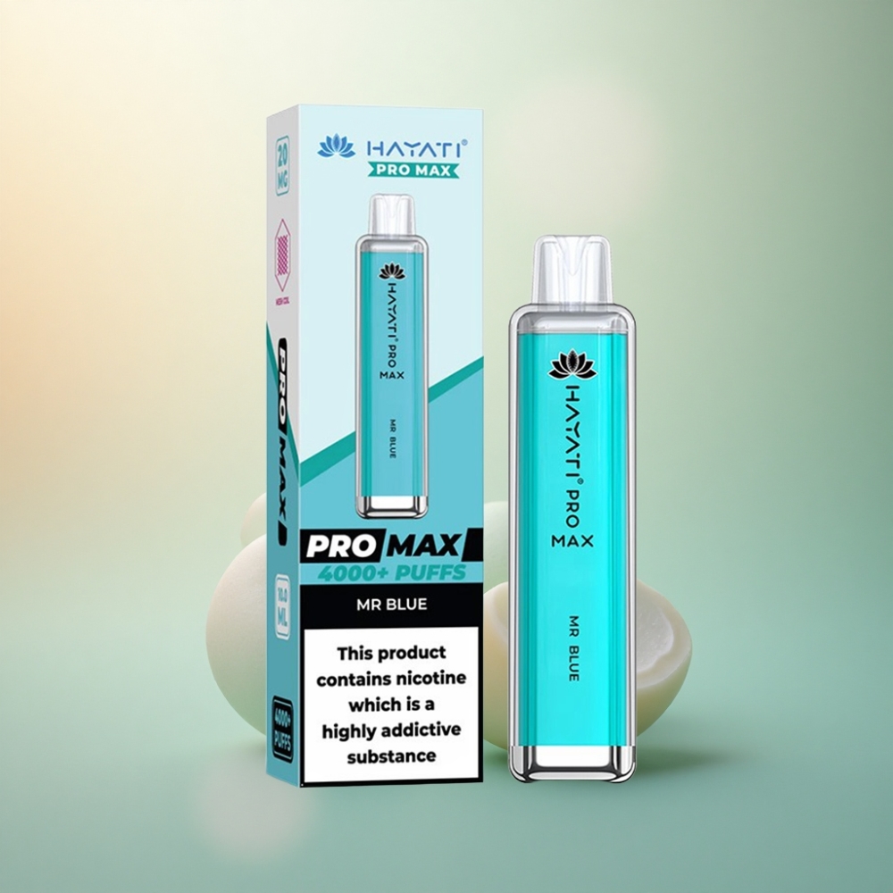 Hayati Pro Max 4000 Puffs Herr Blå 1400mAh 2ml Tank