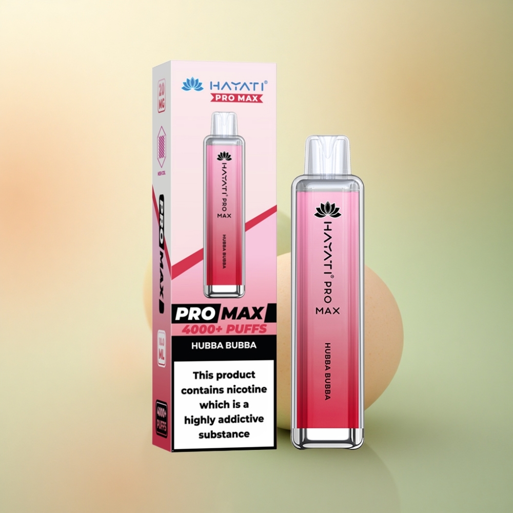 Hayati Pro Max 4000 Puffs Hubba Bubba Dual Coil 1400mAh