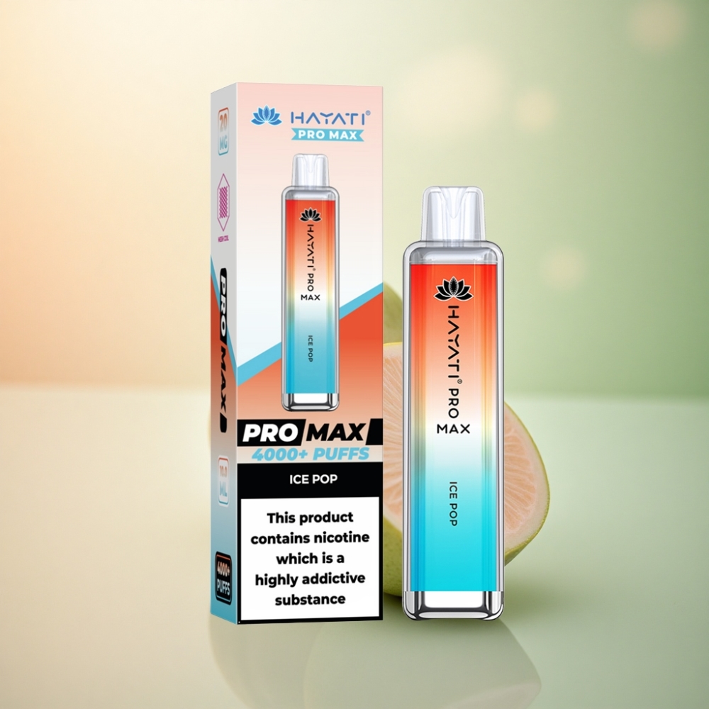 Hayati Pro Max 4000 Puffs Isglass Dual 1.1 Ohm 1400mAh