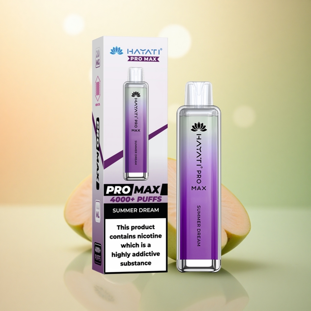Hayati Pro Max 4000 Puffs Sommar Dröm 5% Nikotin 1400mAh