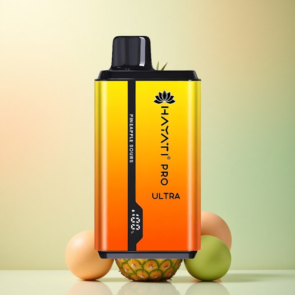 Hayati Pro Ultra 15000 Puffs Ananas Surs 850mAh 2% Nikotin