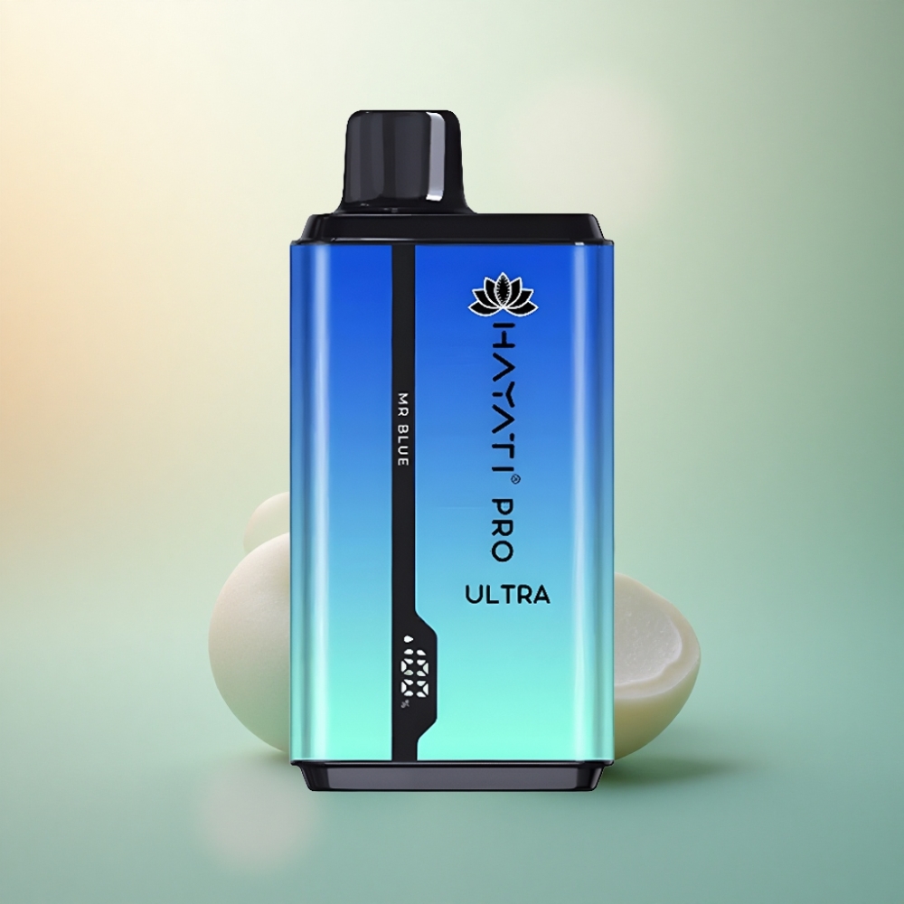Hayati Pro Ultra 15000 Puffs Herr Blå 850mAh 2% Nikotin