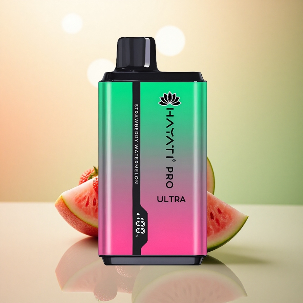 Hayati Pro Ultra 15000 Puffs Jordgubb Vattenmelon 850mAh 2% Nikotin