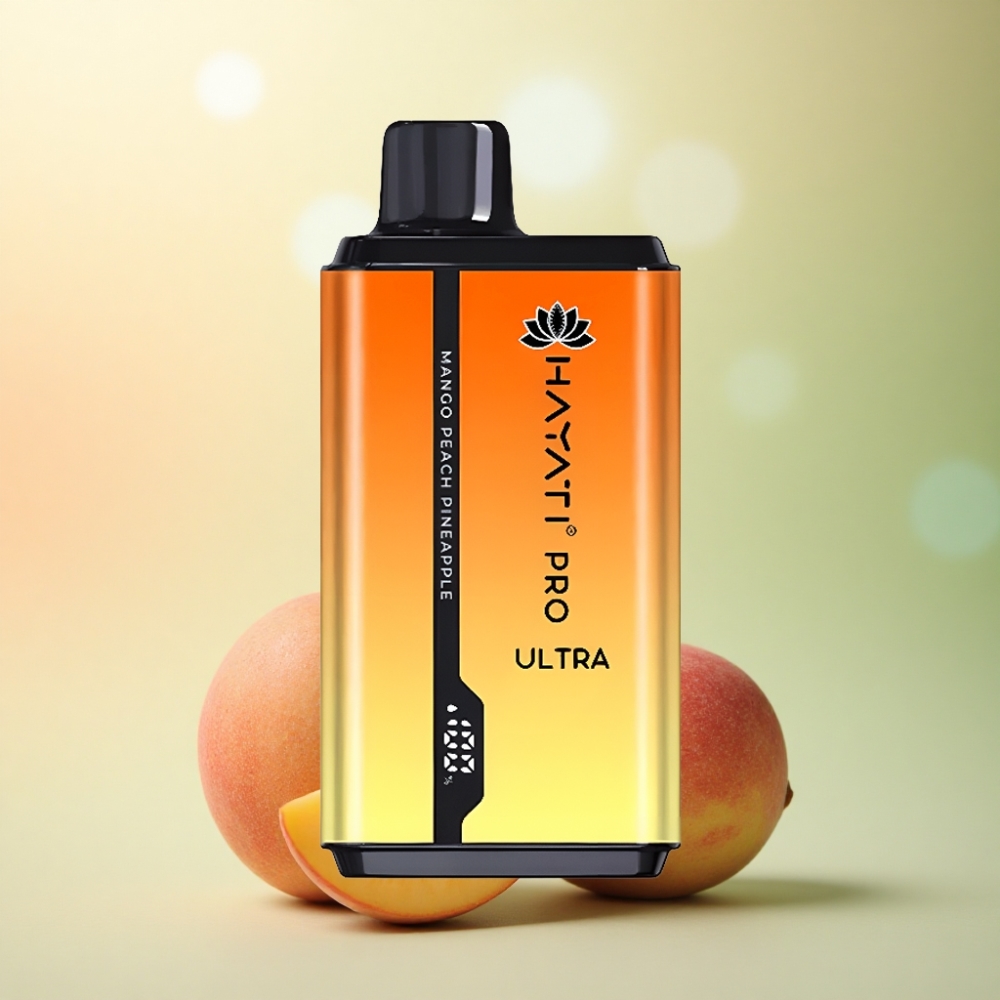 Hayati Pro Ultra 15000 Puffs Mango Persika Ananas 850mAh 2% Nikotin