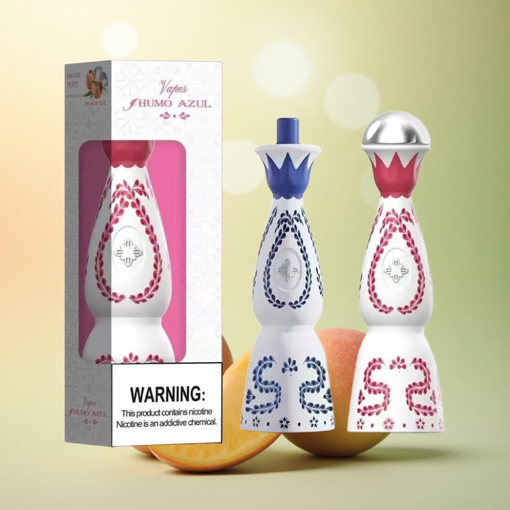 Humo Azul 15000 Puffs Persika Mango Ananas 20mL 5% Nikotin