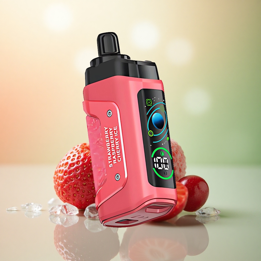 Razz Bar 45000 Puffs Jordgubb Körsbär Is 650 mAh 20 mg nikotin