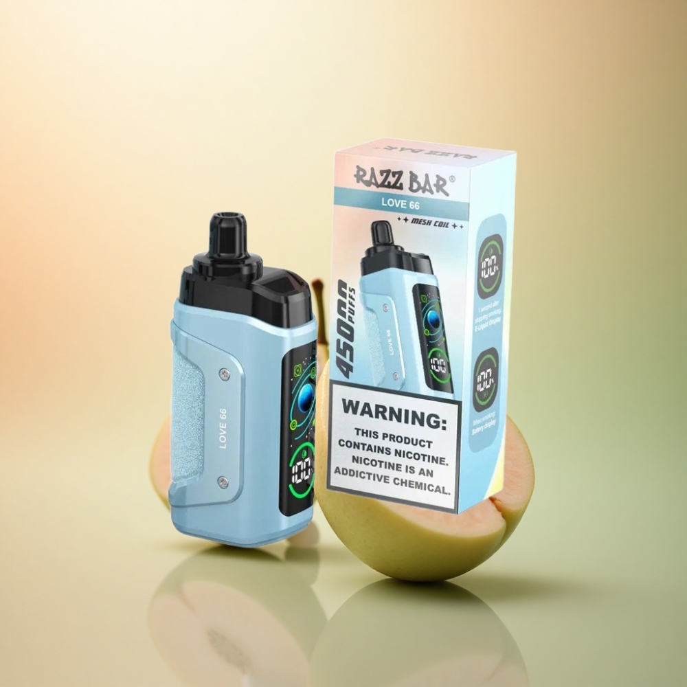 Razz Bar 45000 Puffs Kärlek 66 1.0 Ohm 650 mAh