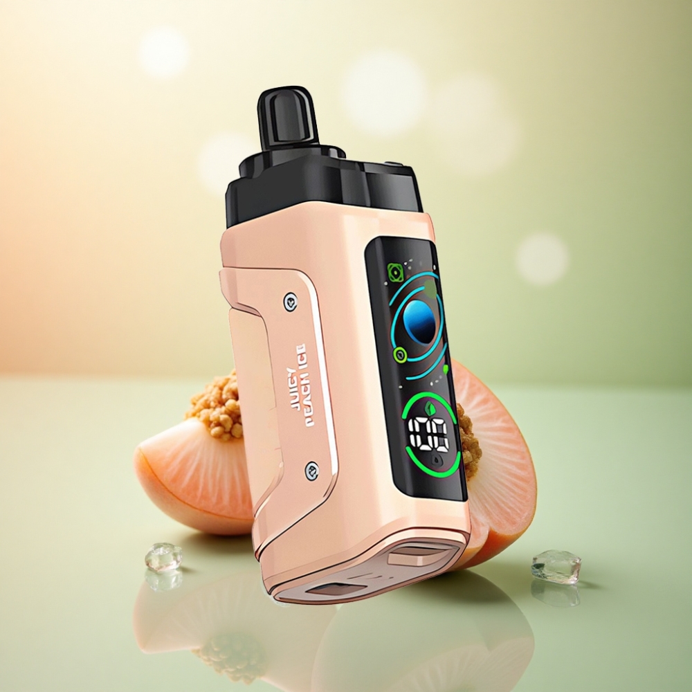 Razz Bar 45000 Puffs Saftig Persika Is med 20 mg/ml Nikotin och 650 mAh