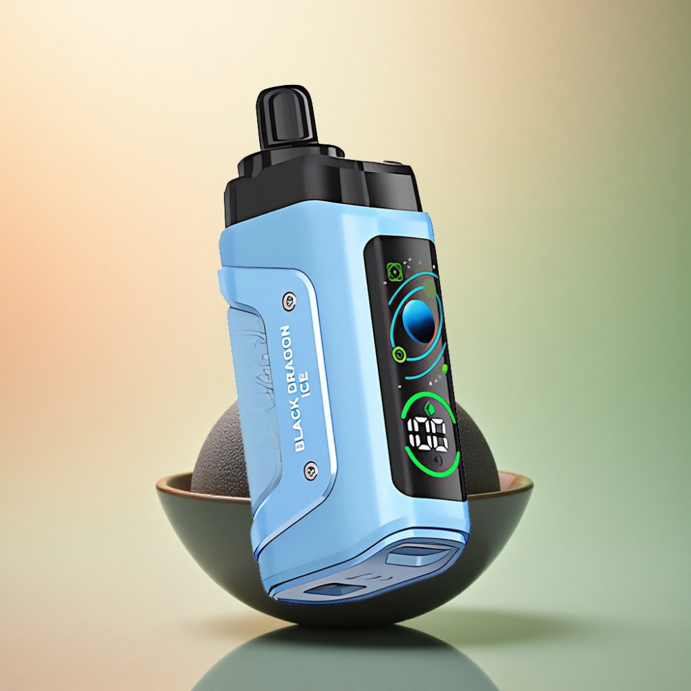 Razz Bar 45000 Puffs Svarta Draken Is 650 mAh 20 mg/ml Nikotin
