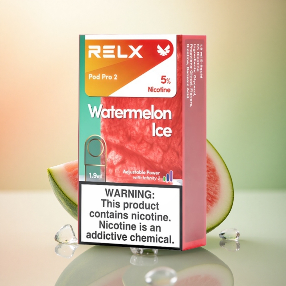 Relx Pod Pro 2 Vape Device Vattenmelonskräm 50mg/ml nikotin, 1.9ml, 5.5W/6.5W/8W