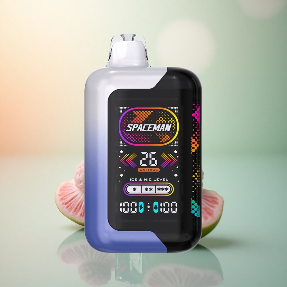 SMOK SPACEMAN SP40000 Puffs Blå Hallon Is 20ml 1000mAh