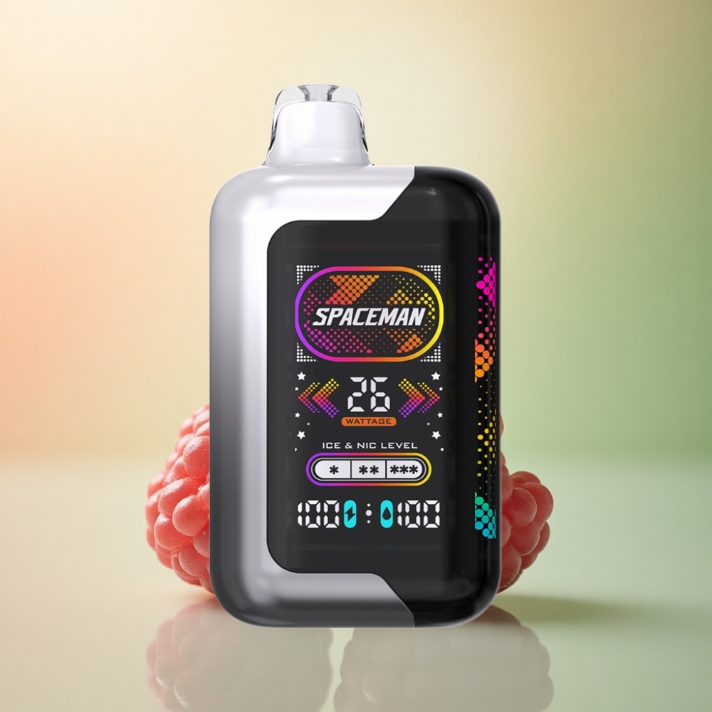 SMOK SPACEMAN SP40000 Puffs Svartbär Razz 1000mAh 50mg nikotin