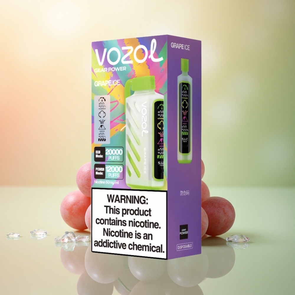 VOZOL Gear Power 20000 Puffs Druvis Dual Mesh 20mL 5% Nikotin