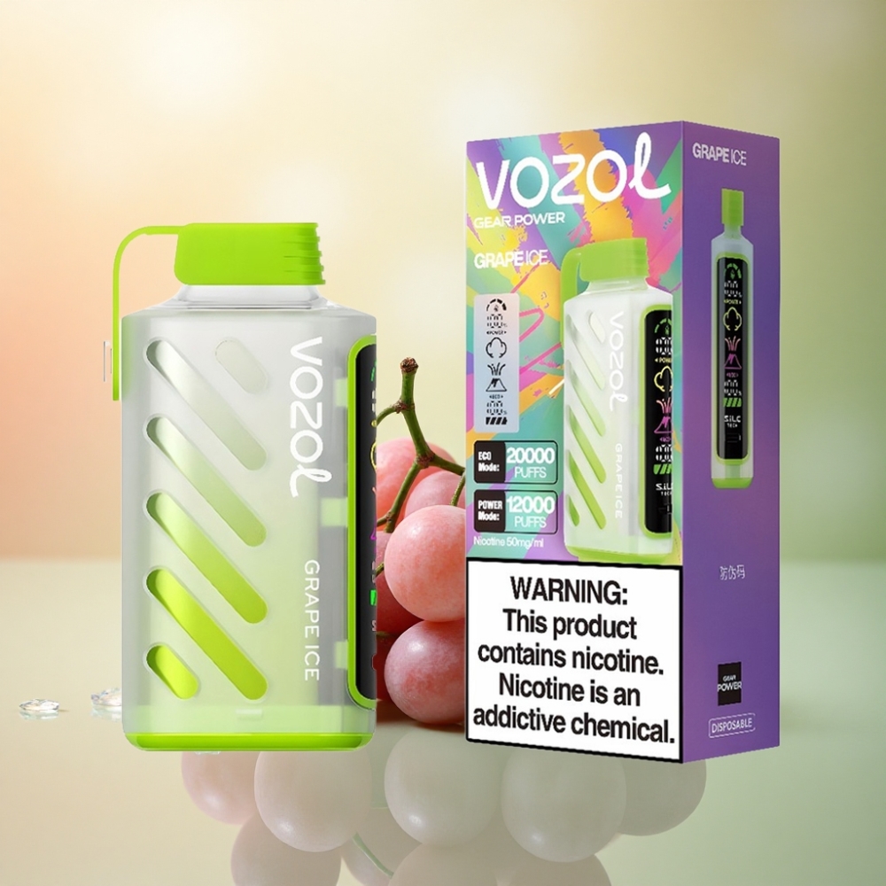 VOZOL Gear Power 20000 Puffs Druvis Dual Mesh 20mL 5% Nikotin