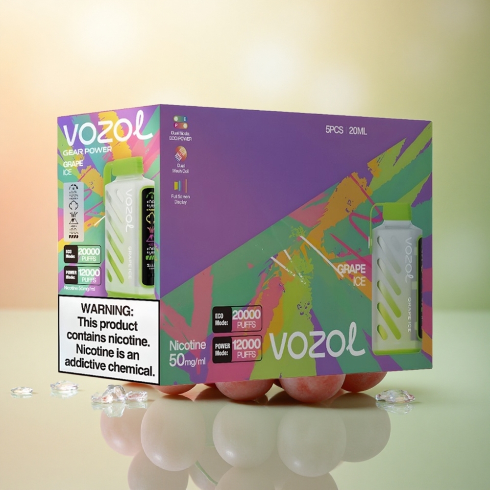 VOZOL Gear Power 20000 Puffs Druvis Dual Mesh 20mL 5% Nikotin