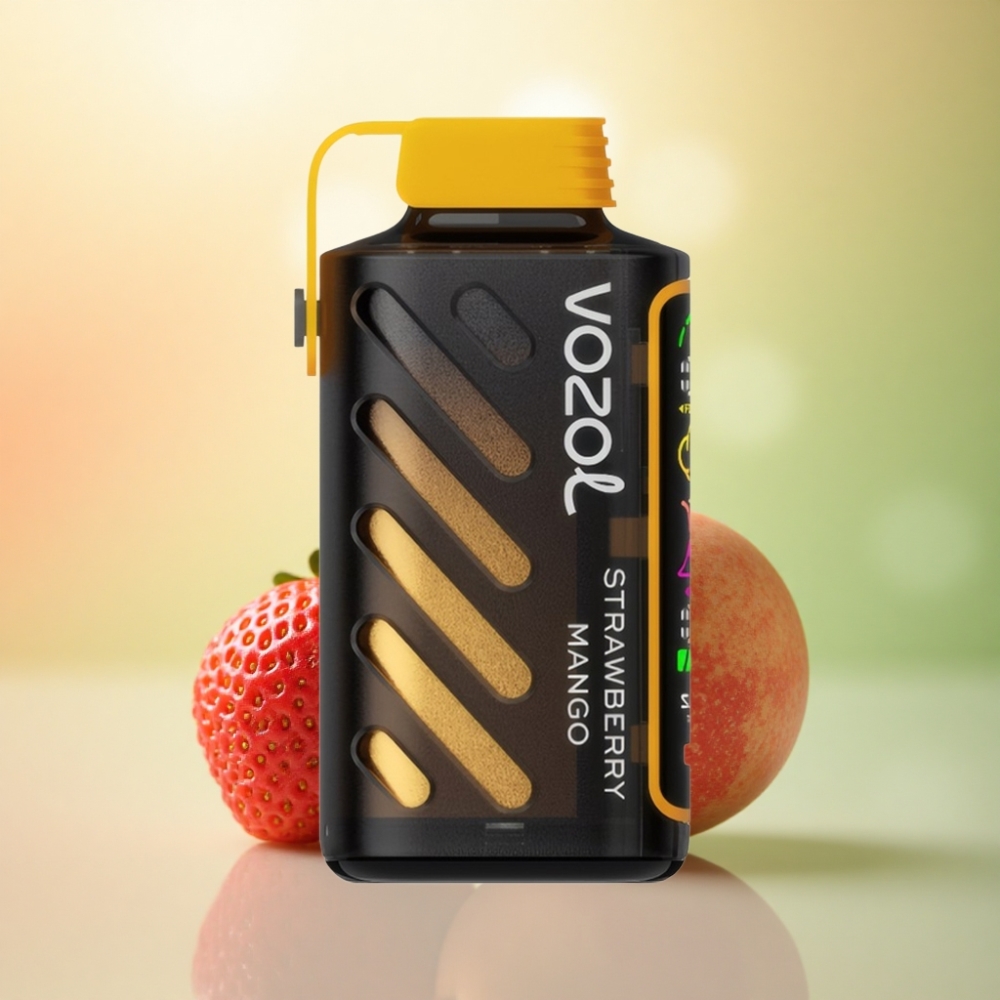 VOZOL Gear Power 20000 Puffs Jordgubb Mango Dual Mesh Coil 20mL Nikotin 5%