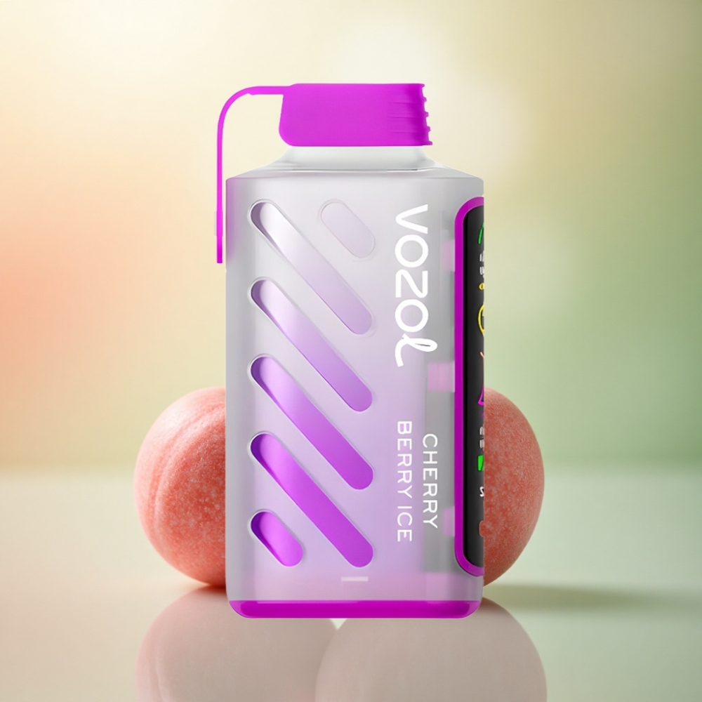 VOZOL Gear Power 20000 Puffs Körsbärsbär Is med Dual Mesh Coil och 20mL Förfylld E-Vätska