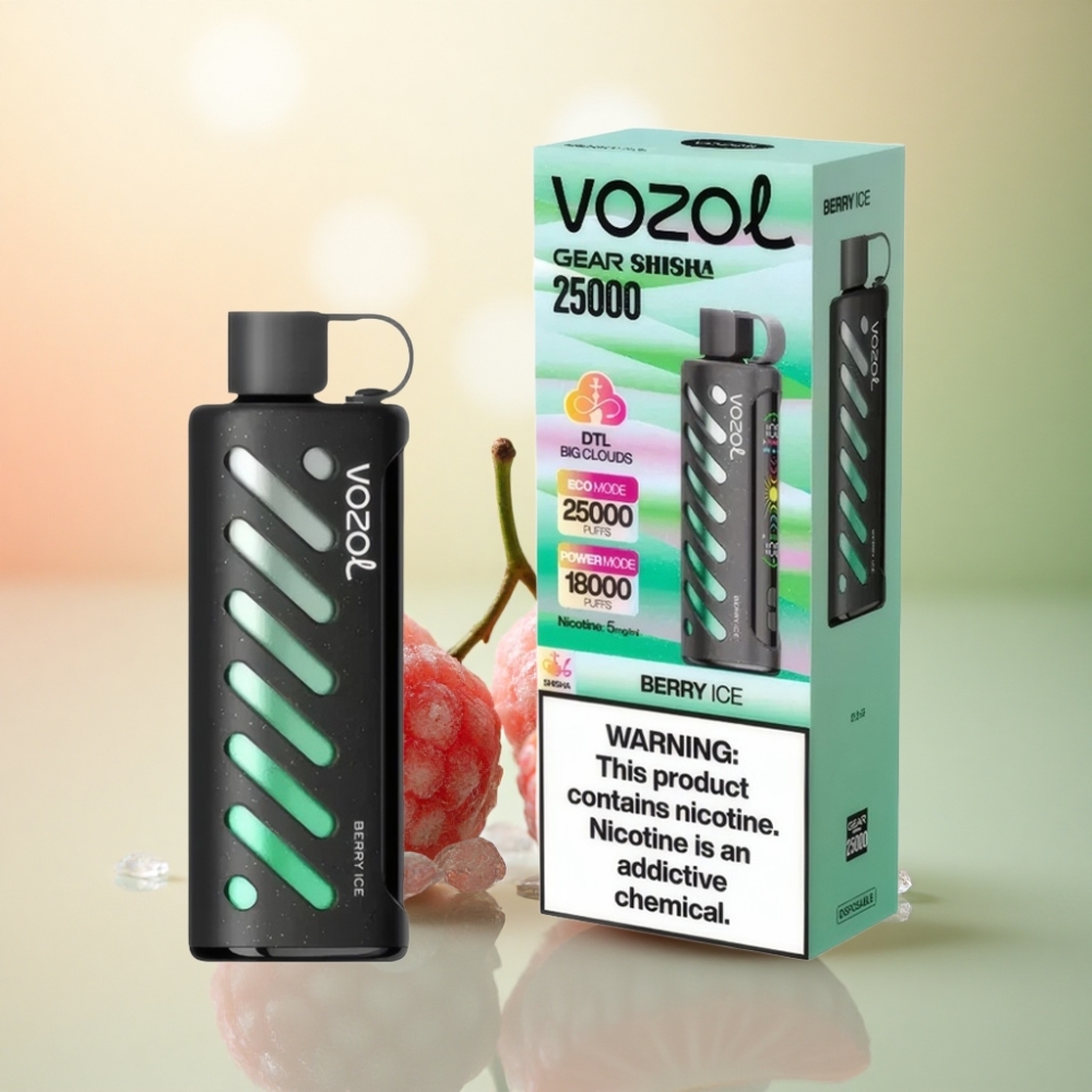 VOZOL Gear Shisha 25000 Puffs Bär Is 1000mAh Dual Mesh