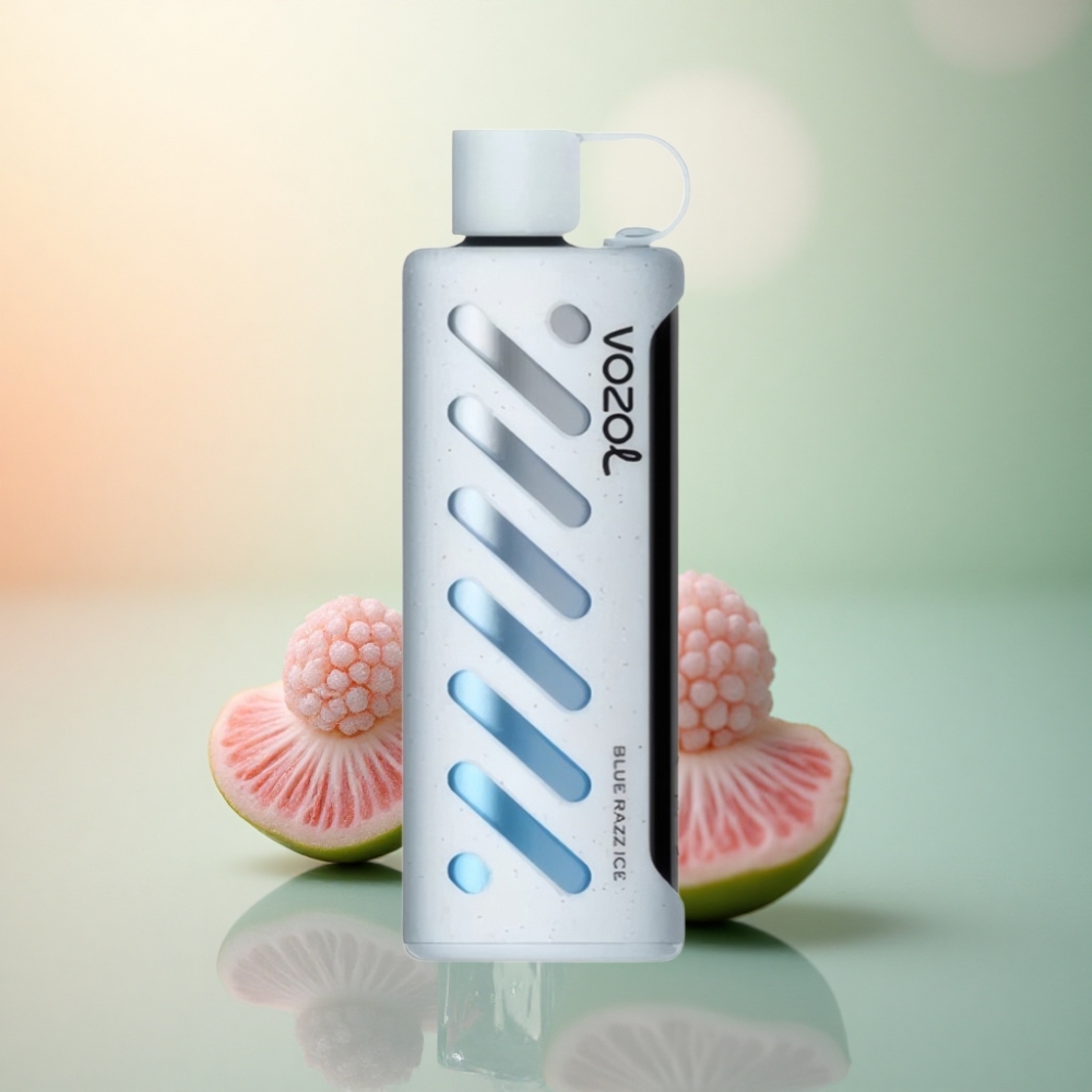 VOZOL Gear Shisha 25000 Puffs Blå Hallon Is 1000mAh 5mg Nikotin
