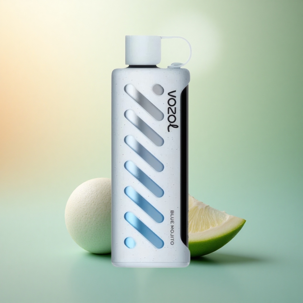 VOZOL Gear Shisha 25000 Puffs Blå Mojito med Dual Mesh och 5mg/ml Nikotin