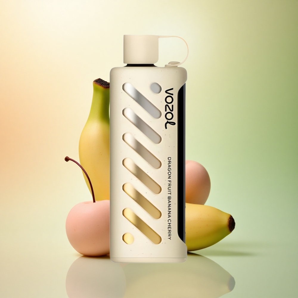 VOZOL Gear Shisha 25000 Puffs Drakenfrukt Banan Körsbär Dual Mesh 1000mAh