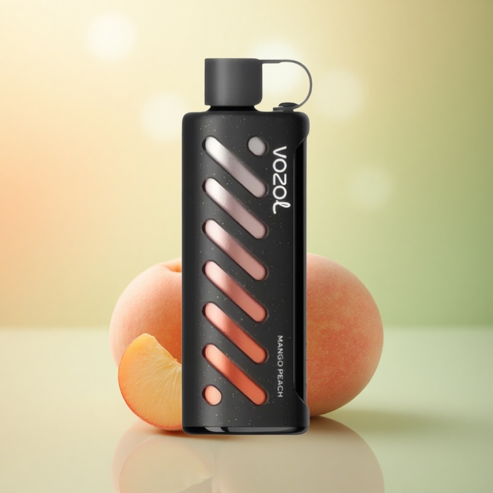 VOZOL Gear Shisha 25000 Puffs Mango Persika med Dual Mesh och 1000mAh