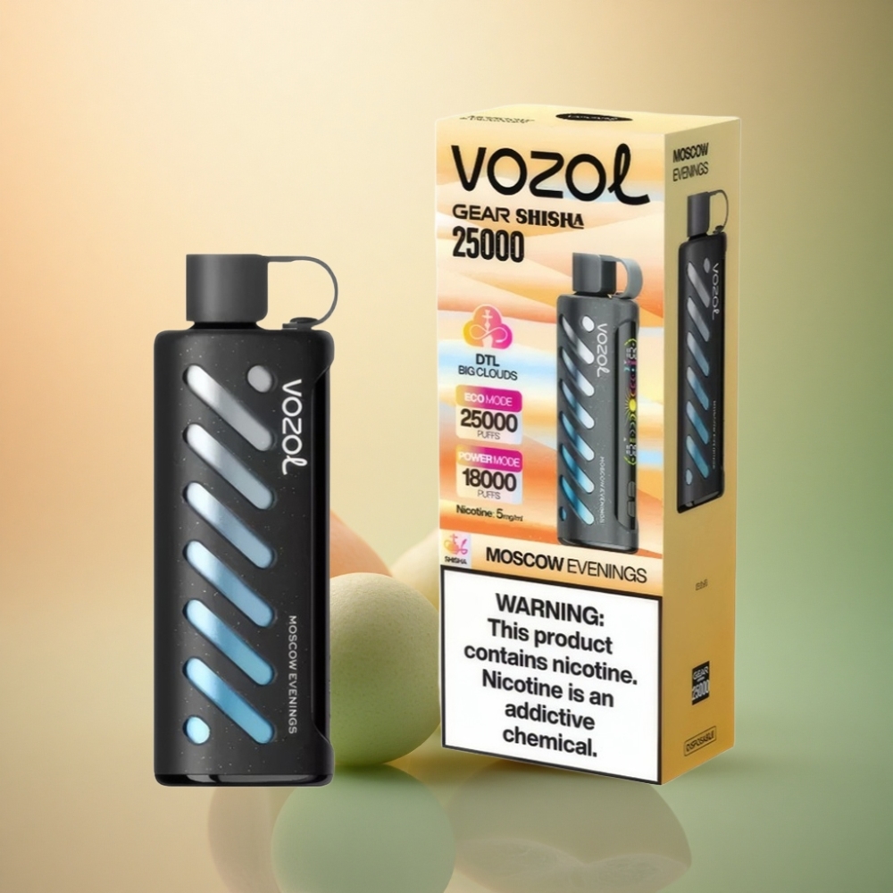VOZOL Gear Shisha 25000 Puffs Stockholmskvällar Dual Mesh 5mg/ml Nikotin