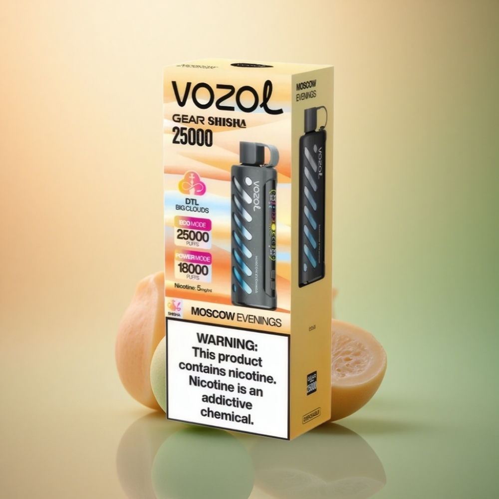 VOZOL Gear Shisha 25000 Puffs Stockholmskvällar Dual Mesh 5mg/ml Nikotin