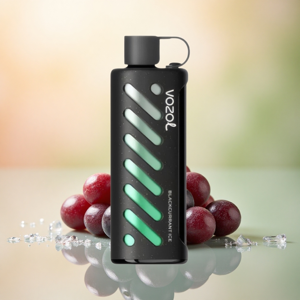 VOZOL Gear Shisha 25000 Puffs Svartvinbärsglass Med Dual Mesh & 1000mAh
