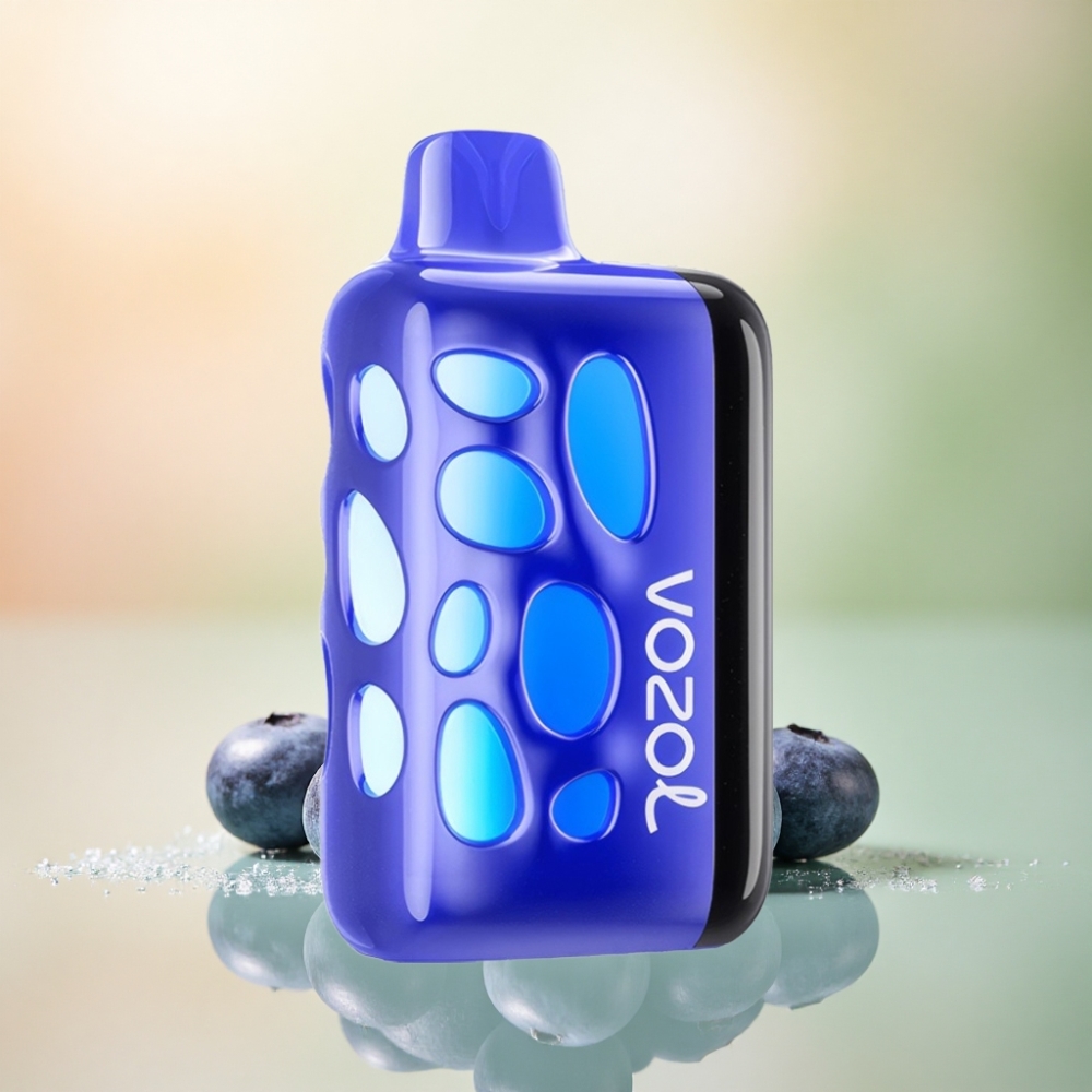 VOZOL RAVE 40000 Puffs Blåbär Is med Beat-Synced Party Mode och 1000mAh