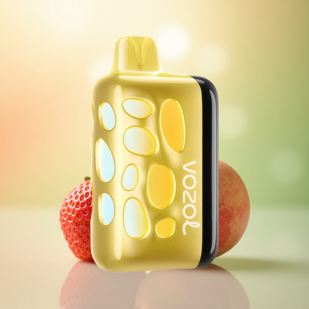VOZOL RAVE 40000 Puffs Jordgubbs Mango 1000mAh Beat-Synced Party Mode