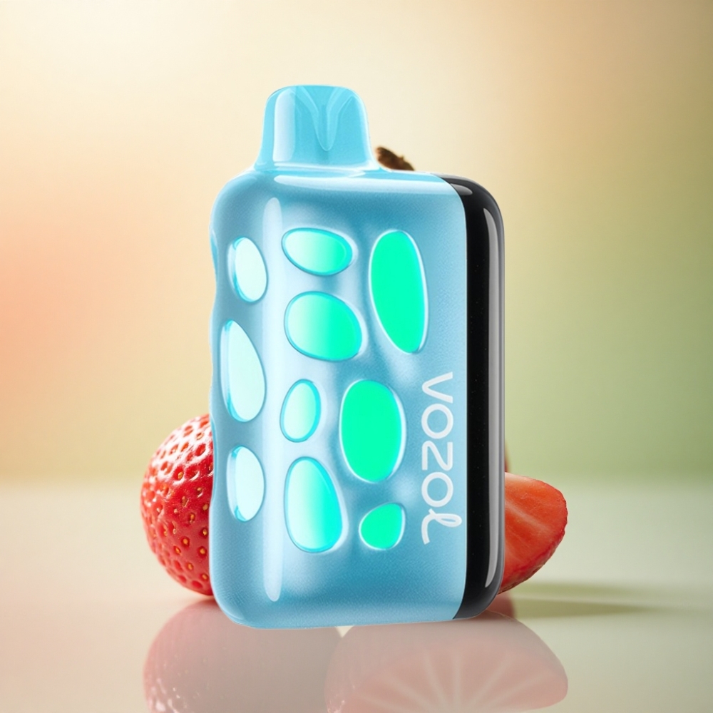 VOZOL RAVE 40000 Puffs Körsbär Jordgubb Vibrerande Glöd 1000mAh