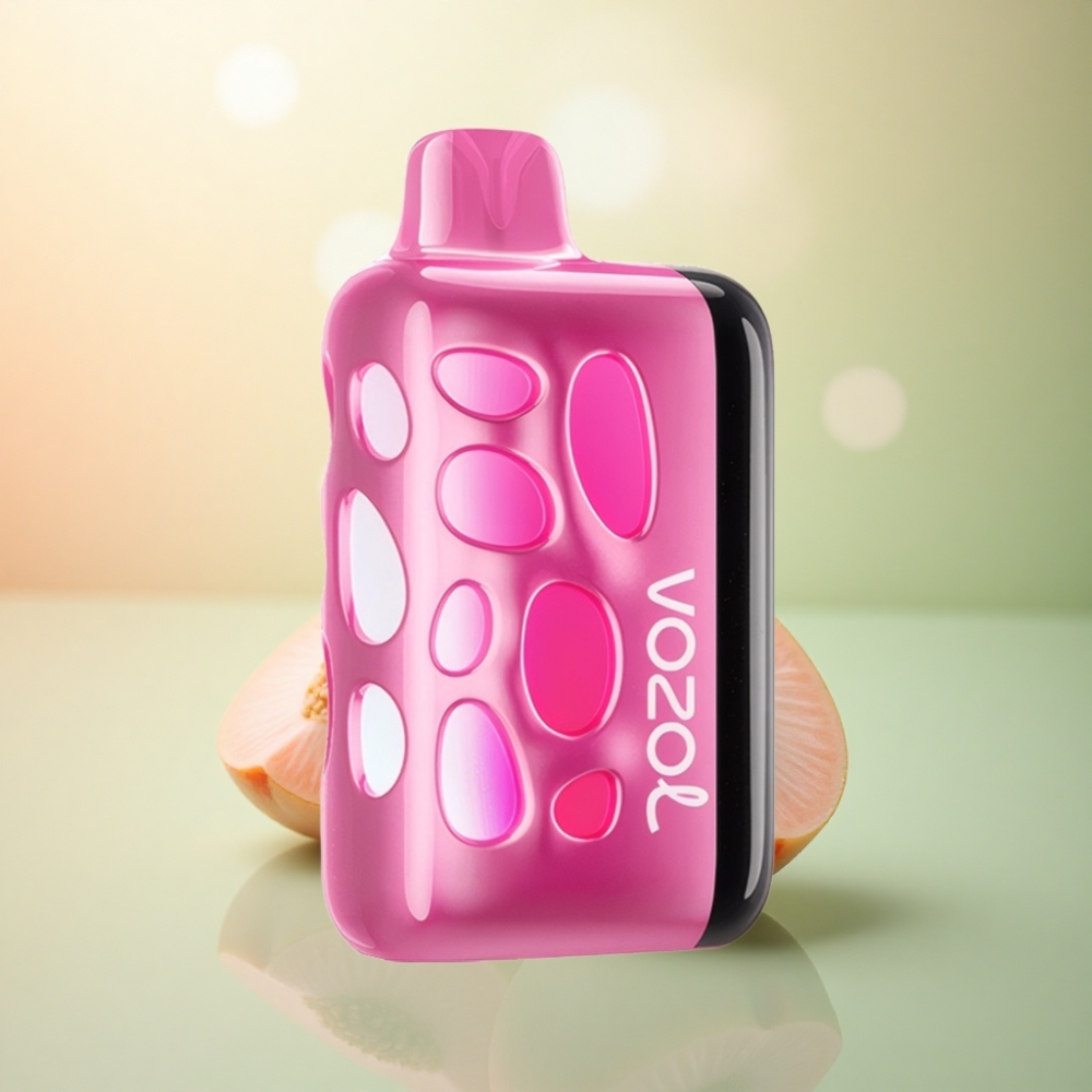 VOZOL RAVE 40000 Puffs Persika Is med Beat-Synad Partyläge och 1000mAh
