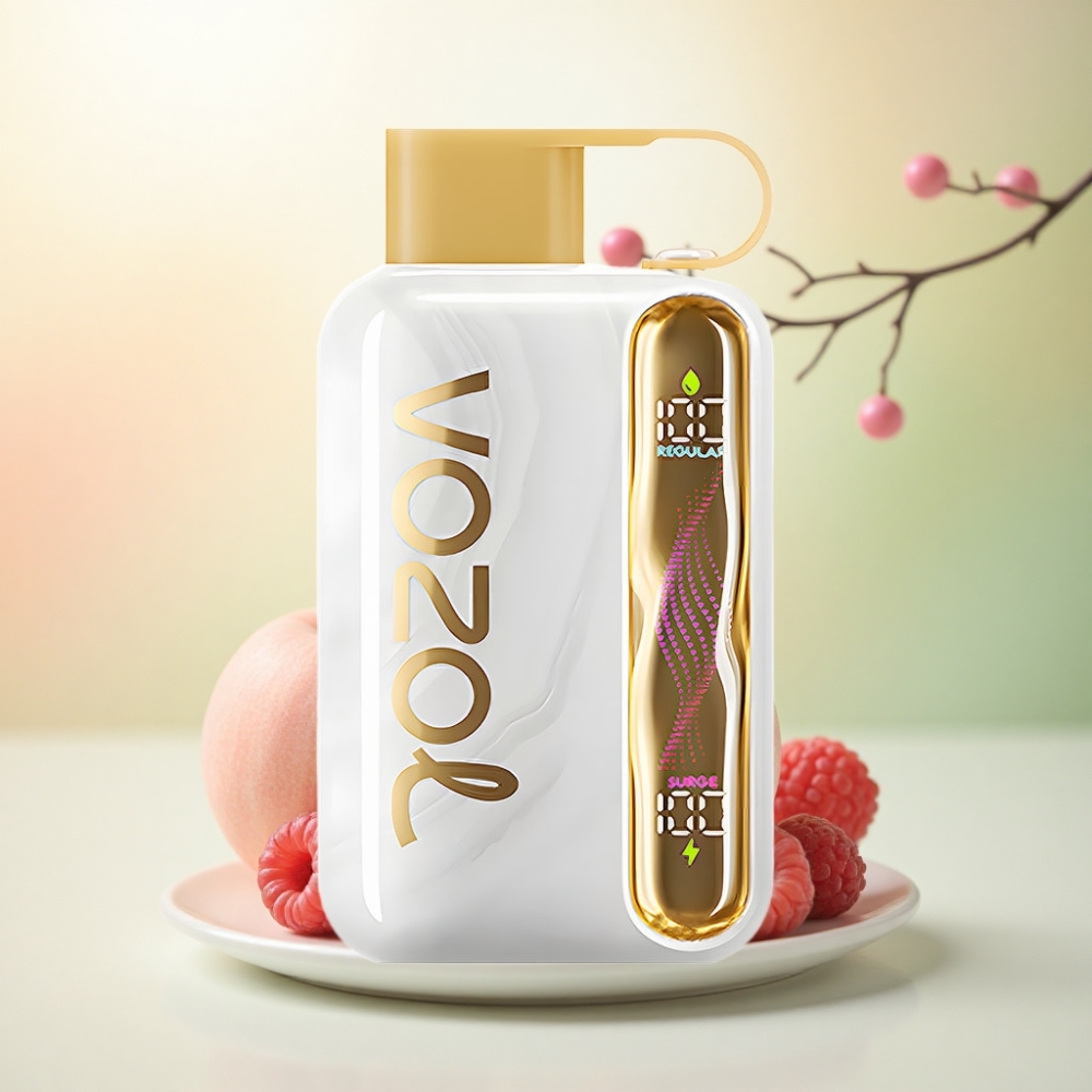 VOZOL STAR 40000 Puffs Vit Persika Hallon 1000mAh 20mg nikotin