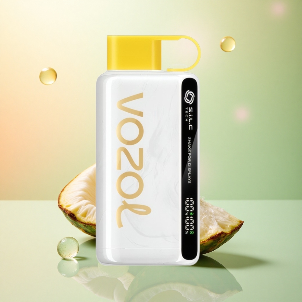 VOZOL STAR 9000/12000 Puffs Ananas Kokos Is med 650mAh och Shake för display