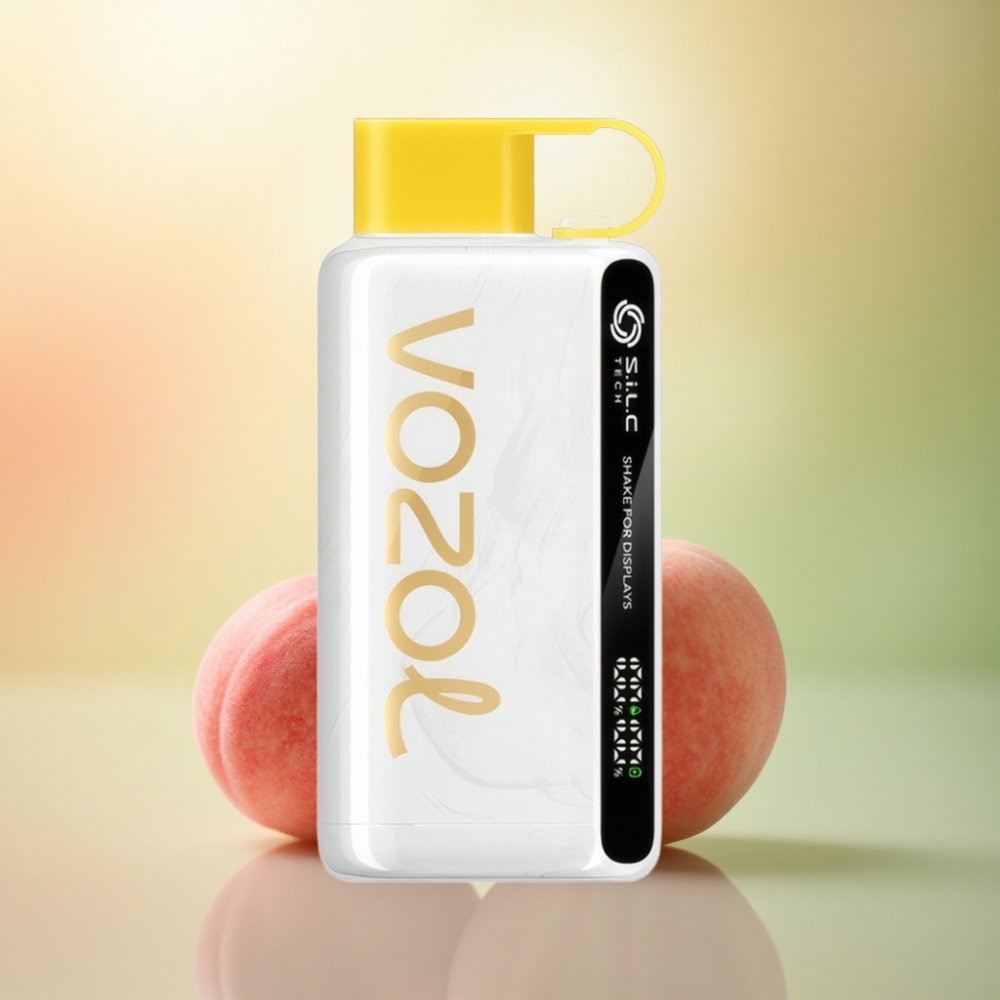 VOZOL STAR 9000/12000 Puffs Hallon Persika Lemonad med 650mAh och S.i.L.C TECH