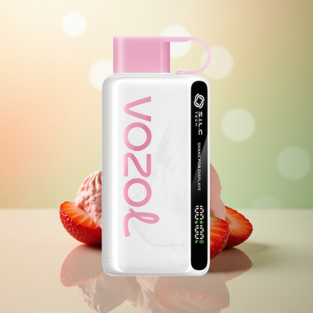 VOZOL STAR 9000/12000 Puffs Jordgubb Glass 650mAh S.i.L.C TECH