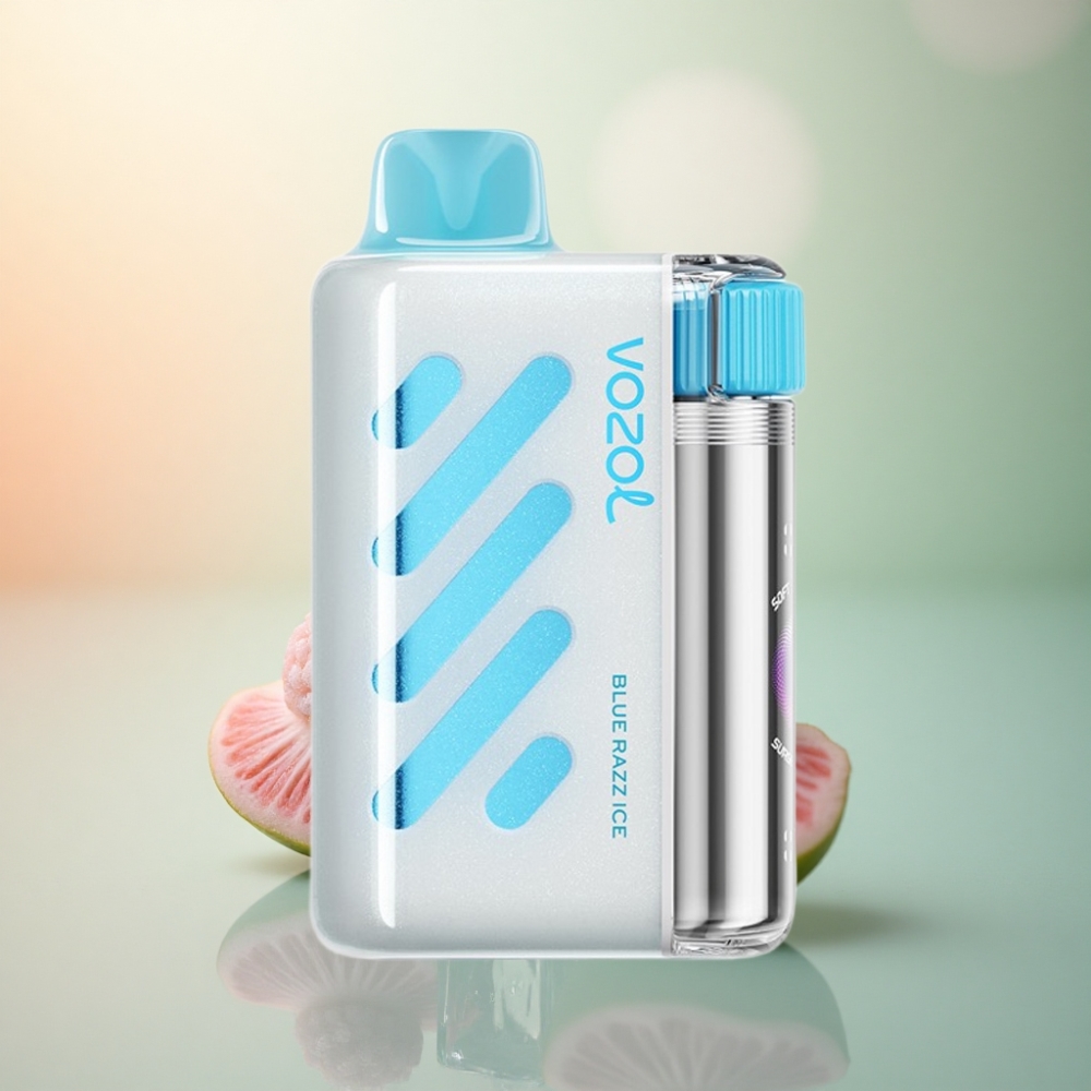 VOZOL VISTA 40000 Puffs Blå Hallon Is 1000mAh 2% Nikotin