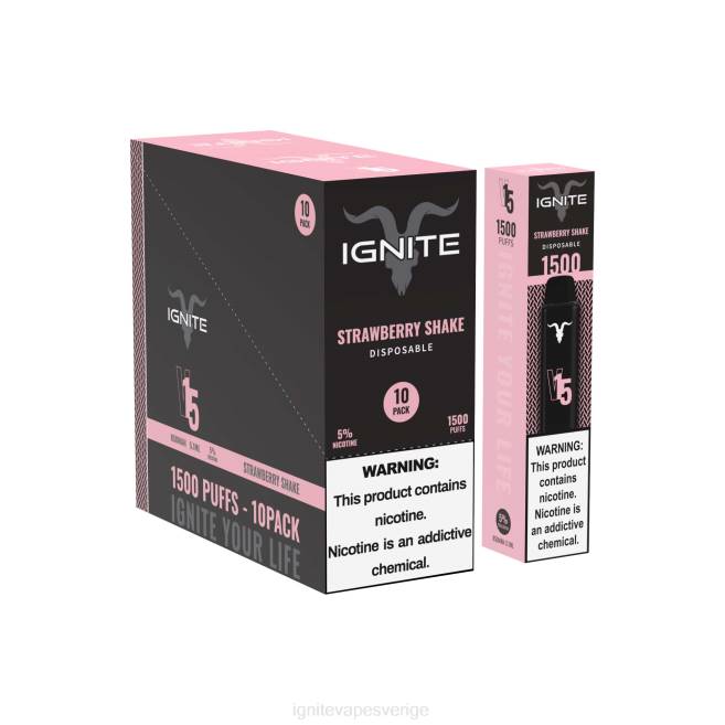 IGNITE V15 vape penna 10-pack körsbärs is 080F98 | Ignite Flavours