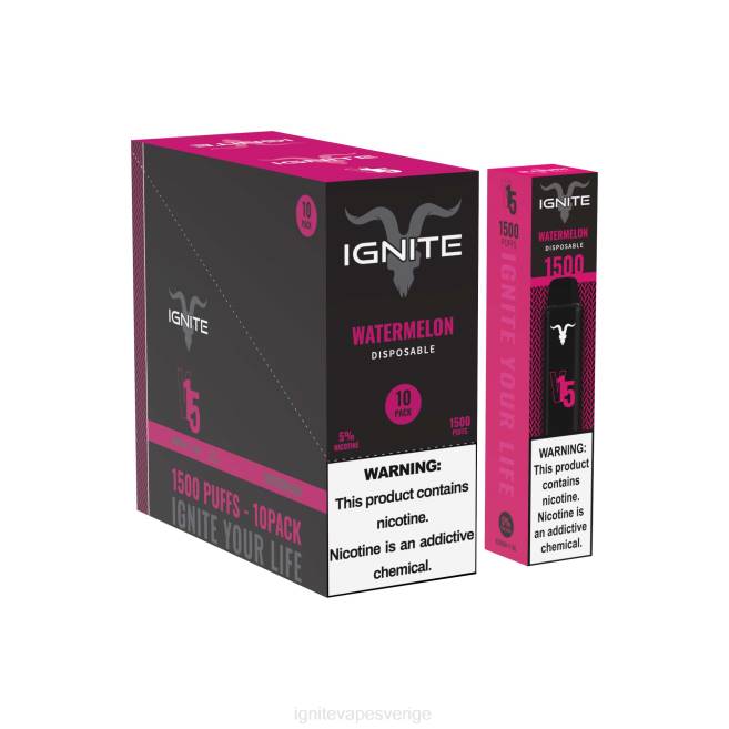 IGNITE V15 vape penna 10-pack körsbärs is 080F98 | Ignite Flavours