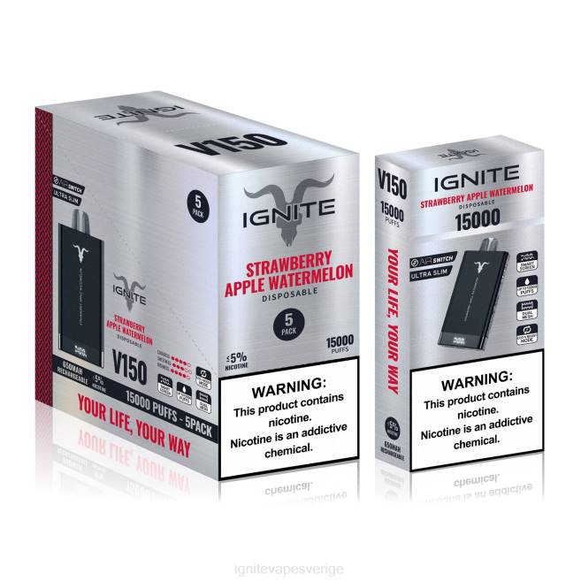 IGNITE V150 vape penna 5-pack mentol 080F87 | Ignite E Cigarettes