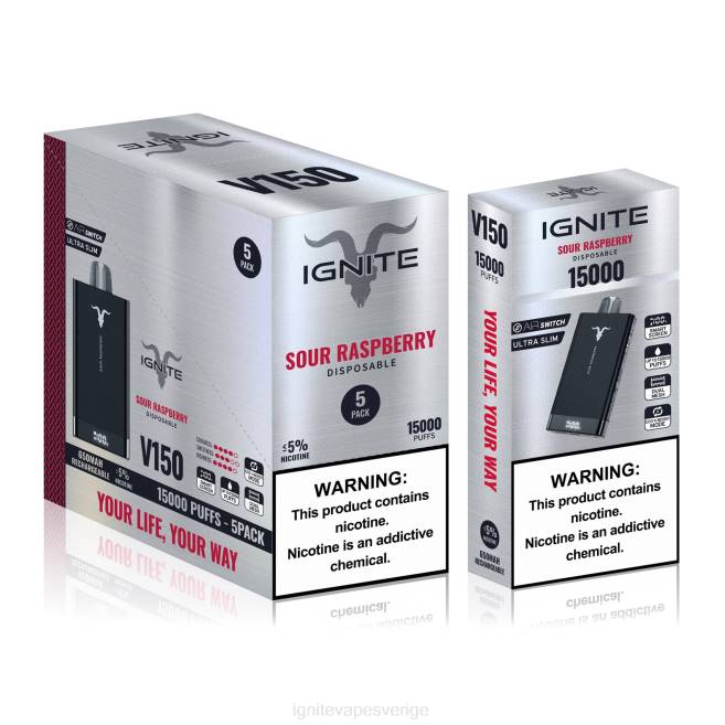 IGNITE V150 vape penna 5-pack mentol 080F87 | Ignite E Cigarettes
