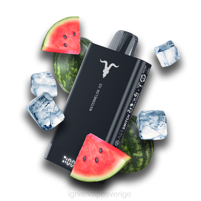 IGNITE V150 vape penna grönt äpple 080F70 | Ignite Puff Price