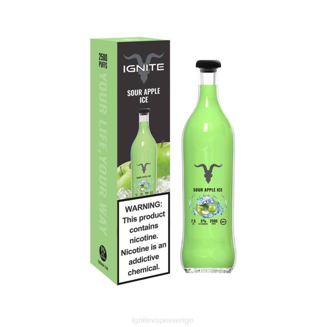 IGNITE V25 vape penna iskall mynta 080F14 | Ignite Vape Reviews