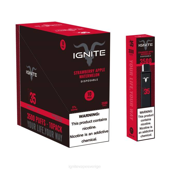 IGNITE V35 vape penna 10-pack bananis 080F16 | Ignite Tobacco Outlet