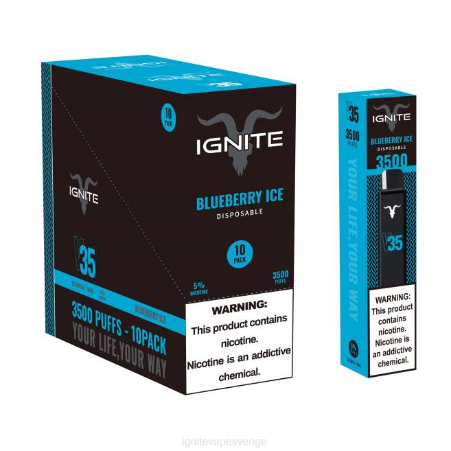IGNITE V35 vape penna 10-pack bananis 080F16 | Ignite Tobacco Outlet