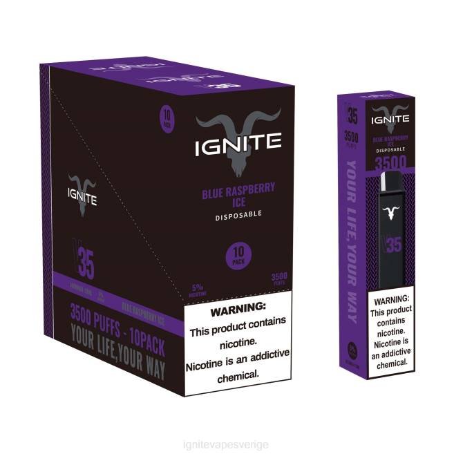 IGNITE V35 vape penna 10-pack bananis 080F16 | Ignite Tobacco Outlet