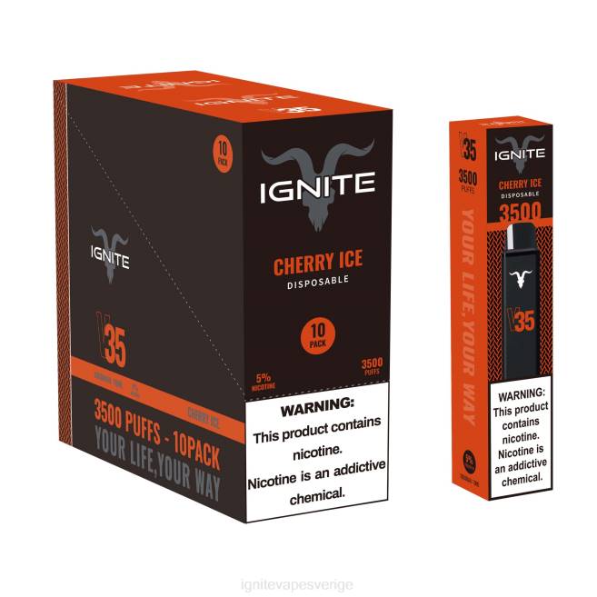 IGNITE V35 vape penna 10-pack bananis 080F16 | Ignite Tobacco Outlet
